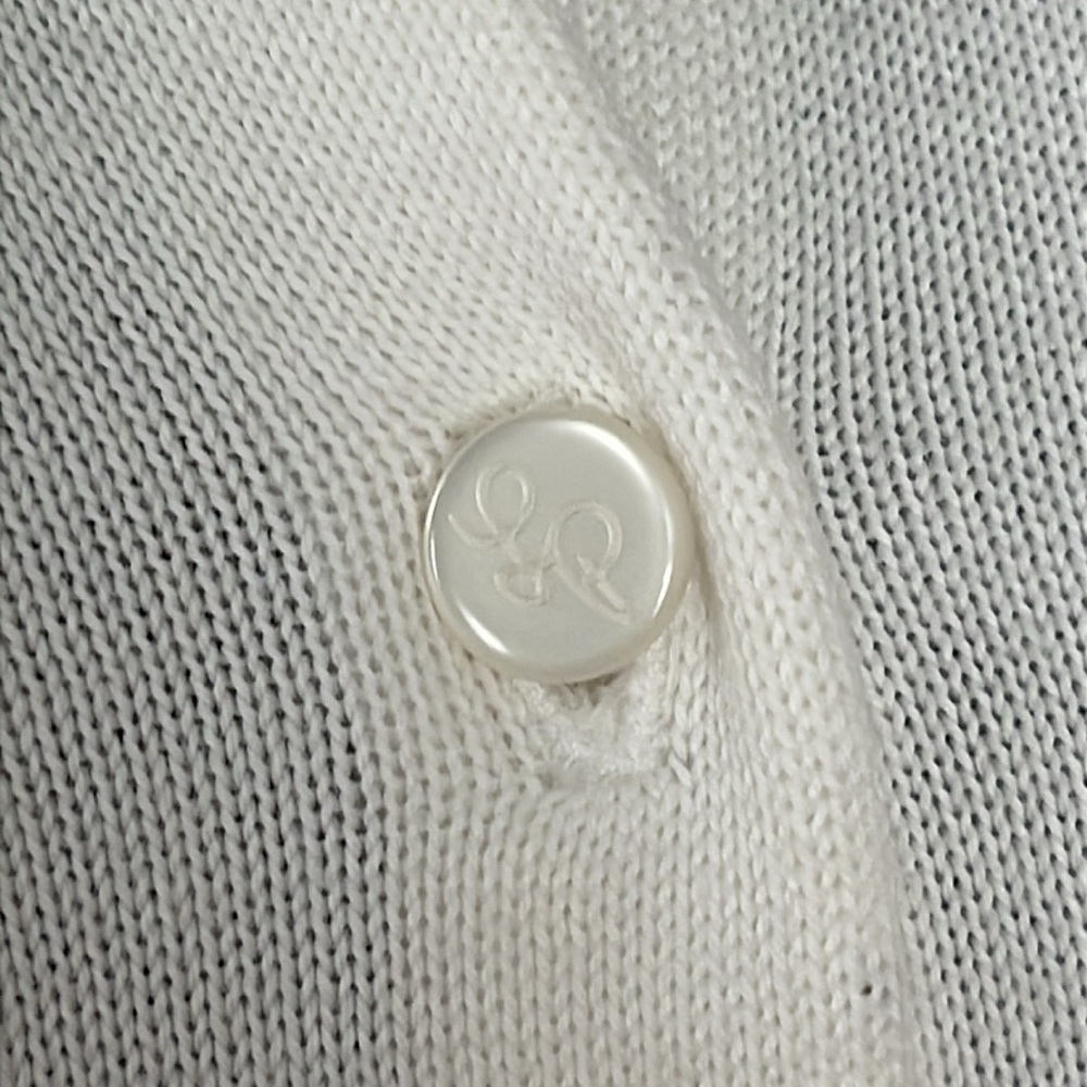 🤑 Lilly Pulitzer Ivory Cotton Cardigan - Picture 3 of 9